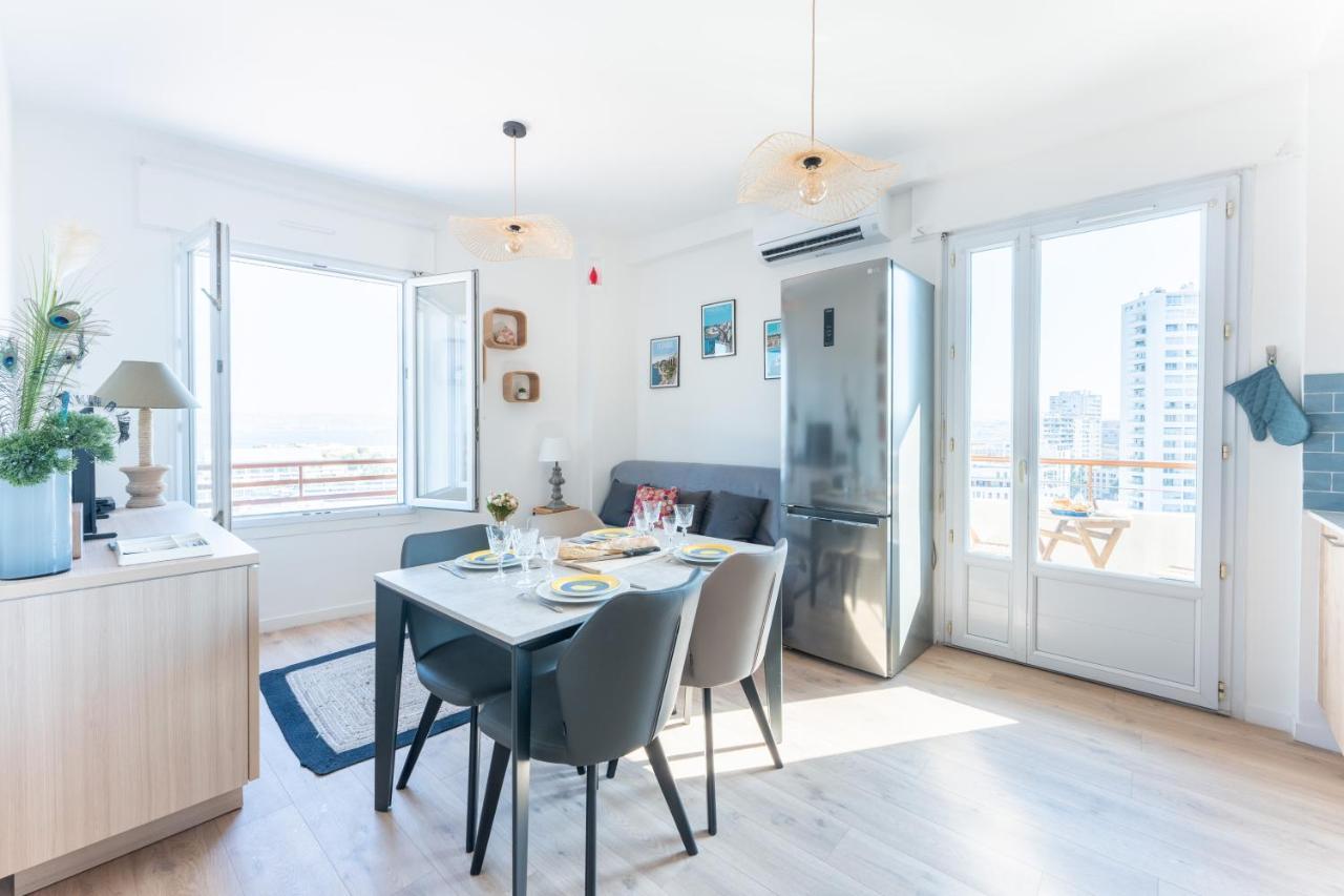 Appartement Rocca Bianca - Sur La Roche Face à La Et La Bonne Mère